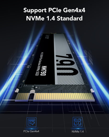 Lexar NM790 M.2 NVMe SSD 1TB - PCIe Gen4x4 2280