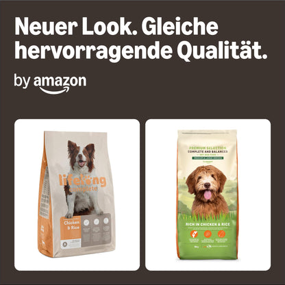 by Amazon Hundefutter Adult, Trockenfutter mit Huhn und Reis, 15 kg