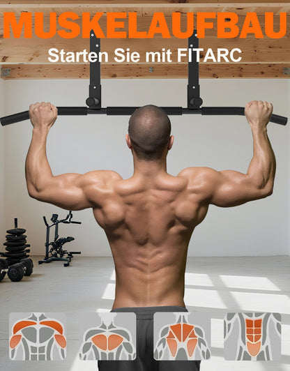 Fitarc Klimmzugstange zur Balkenmontage für das Krafttraining zu Hause