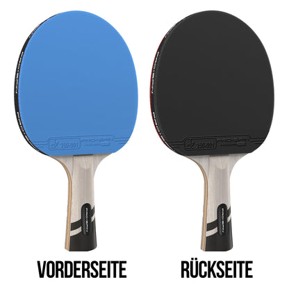 PRO-SPIN Tischtennisschläger Carbon ITTF-zugelassen, Blau, 2er-Pack