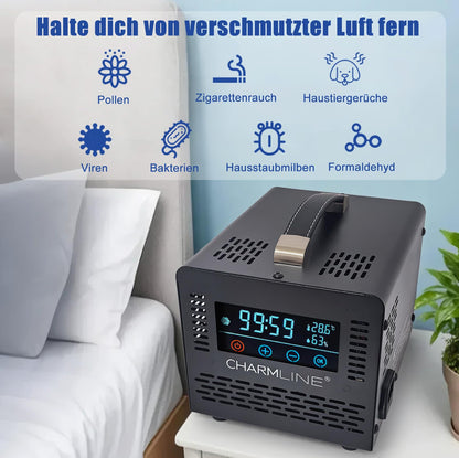 Charmline Ozongenerator 60000 mg/h mit Fernbedienung, Schwarz