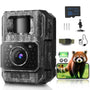 MAXDONE Wildkamera 4K 64MP mit WLAN, Nachtsicht und 6000mAh Akku für Wildbeobachtung