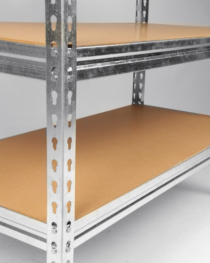 Ondis24 Werkbank Uwe 120 cm, verzinkt, mit Buchenarbeitsplatte