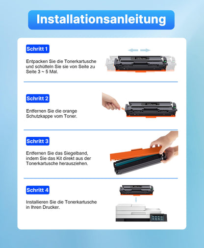 SODFACE 219X Toner 4er-Pack kompatibel für HP MFP 3302FDWG