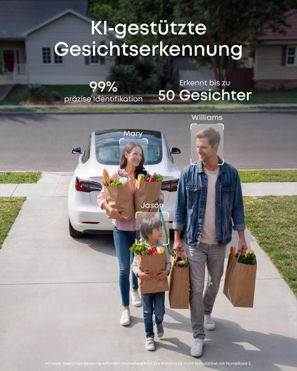 eufy eufyCam C35 Überwachungskamera 2er-Pack mit HomeBase Mini