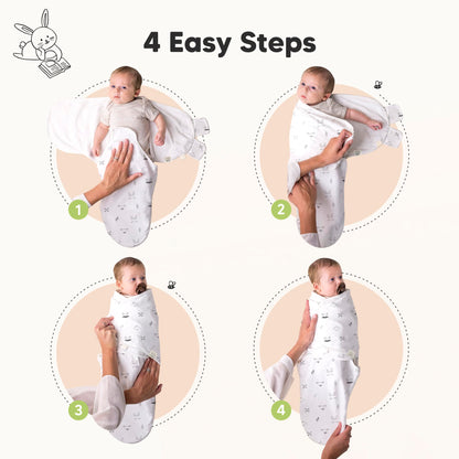 KeaBabies Bio Pucksack 3er-Pack Nordic – Babyschlafsack 0-3 Monate