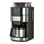 Premium Barista Filterkaffeemaschine Mahlwerk Thermokanne - Edelstahl. Rechteckig, Edelstahl. Brüht Filterkaffee aus frisch gemahlenen Bohnen in Thermokanne.