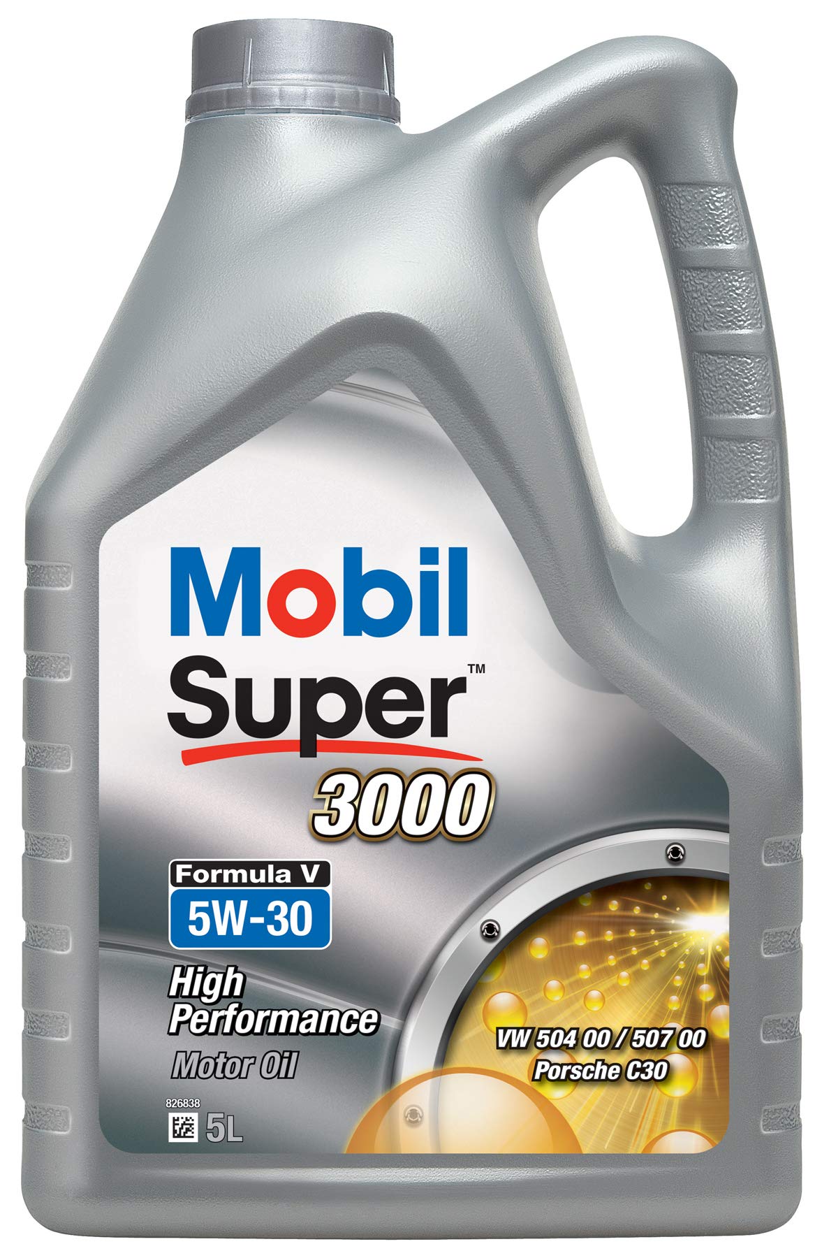 Mobil Super 3000 Formula V 5W-30 Motorenöl 5 Liter Silber im Kanister