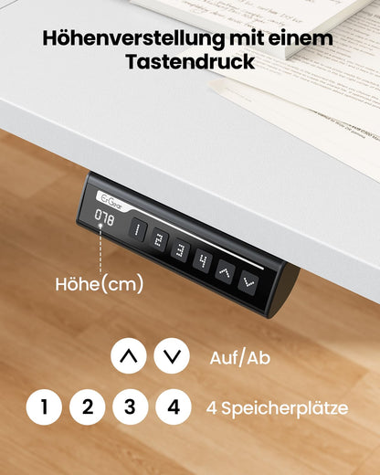 ErGear Elektrisch Höhenverstellbarer Schreibtisch 140x70 cm