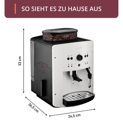 KRUPS Arabica Picto EA810570 Kaffeevollautomat - Weiss