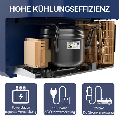 BINGI Kompressor Kühlbox 30 Liter HC-30P5S für Auto und Camping
