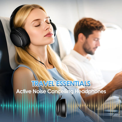 INFURTURE BH131AB Kopfhörer Over-Ear mit USB-C und Noise Cancelling