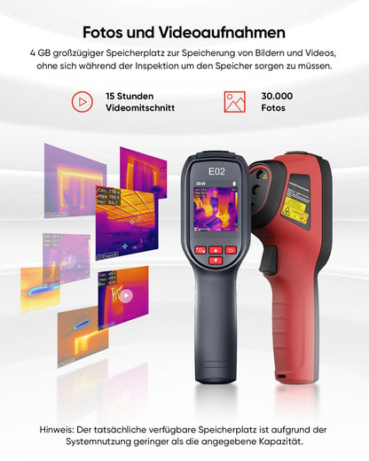 HIKMICRO E02 Wärmebildkamera SuperIR 240 x 240 mit visueller Kamera