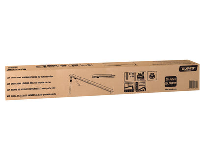 EUFAB 11640 Universal-Auffahrschiene für Fahrradträger, 115 cm
