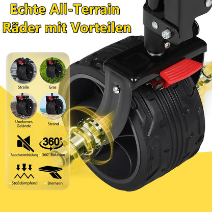 Sekey XXXL Bollerwagen Faltbar - Super 4013 Anthrazit