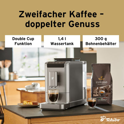 Tchibo Esperto2 Caffè Kaffeevollautomat - Titanium Silver