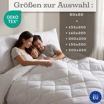 Amazinggirl Ganzjahresdecke-Set 2x 135x200 + 2x 80x80 cm Microfaser