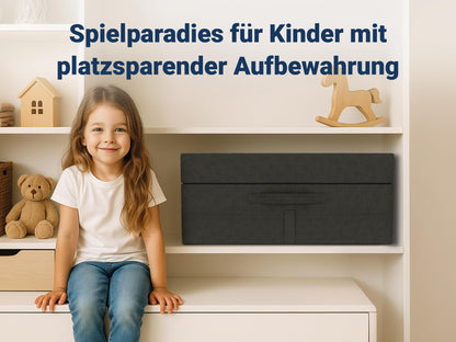 Betten-ABC Faltmatratze anthrazit, 3-teilige Klappmatratze für Gäste