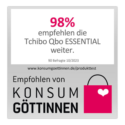 Tchibo Qbo ESSENTIAL Kapselmaschine Bright Sand inkl. 16 Kapseln