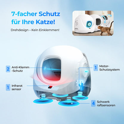 CATLINK Baymax Selbstreinigendes Katzenklo - XXL Smart