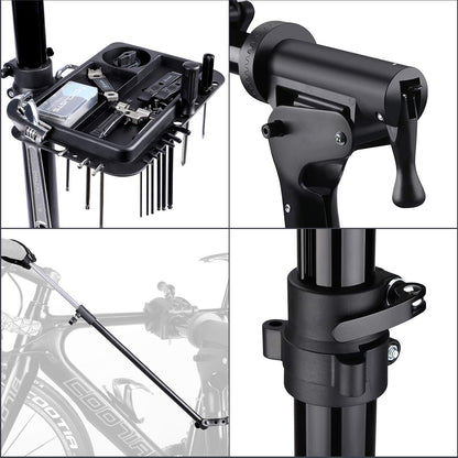 CXWXC Fahrrad-Montageständer RS-100 Aluminium, klappbar bis 40 kg