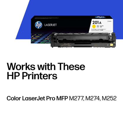 HP 201A CF402A Original Tonerkartusche gelb, ca. 1400 Seiten