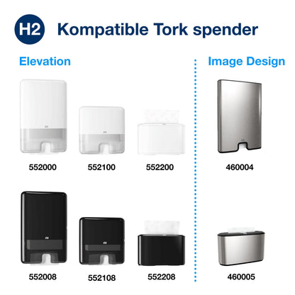 Tork Xpress Multifold Handtücher H2 Advanced Weiss 2-lagig