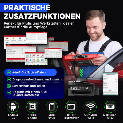 LAUNCH X431 PROS Elite OBD2 Diagnosegerät mit ECU-Codierung