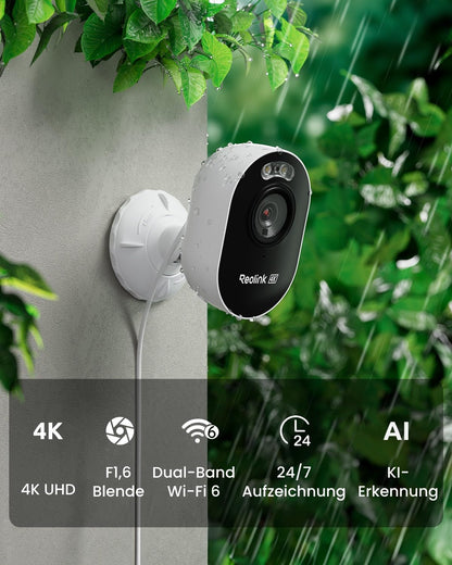 Reolink Lumus Pro 4K Überwachungskamera Aussen mit Wi-Fi 6