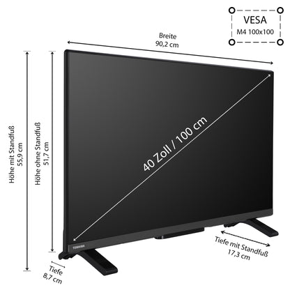 Toshiba 40LV2E63DAZ VIDAA Smart TV – 40 Zoll Full HD