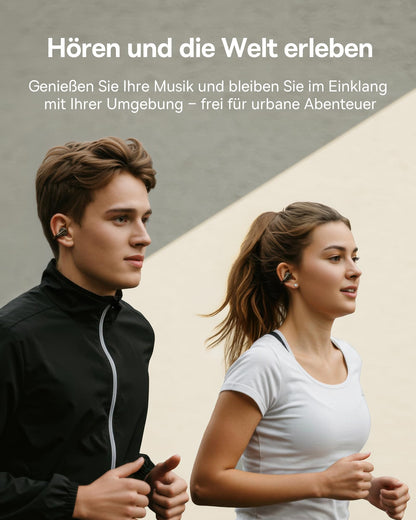 Baseus Bowie MC1 Open Ear Kopfhörer mit Bluetooth 5.4, Schwarz