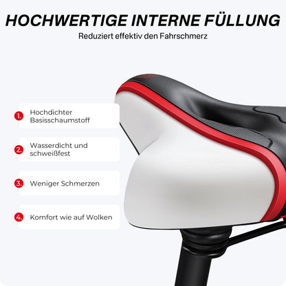 YOUNGDO Fahrradsattel Gel, ergonomischer Fahrradsitz mit Abdeckung