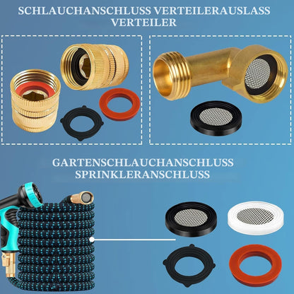 ZDBB O-Ring Sortiment 1000-teilig, 18 Grössen, mit Unterlegscheiben
