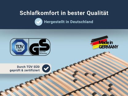 Betten-ABC Max 1 NV Lattenrost 28 Leisten, Selbstmontage – 90x200 cm