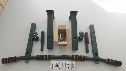 QZWGZ Klimmzugstange jy-212, höhenverstellbar, schwarzer Stahl