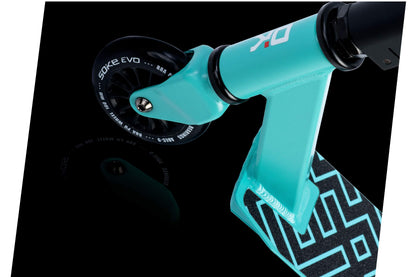 SOKE Evo Stunt-Scooter mit ABEC-9 Lagern und Aluminium-Deck, hellblau