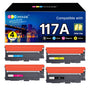 GPC Image 117A Toner Set kompatibel für HP Color Laser (4er-Pack) in Schwarz, Cyan, Gelb und Magenta