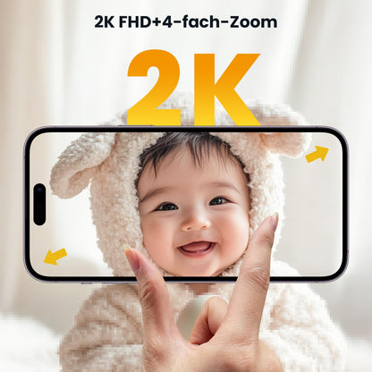 ieGeek Baby1T 2K Babyphone mit Kamera und 5-Zoll-Monitor