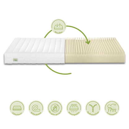 DREAMSTAR Easy Flex 7-Zonen Kaltschaummatratze H2/H3 90x200 cm