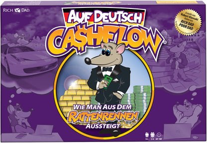 Rich Dad CASHFLOW Finanzkompetenz Spiel - Deutsche Version. Buntes Brettspiel zur Förderung von Finanzmanagement & Investitionen.