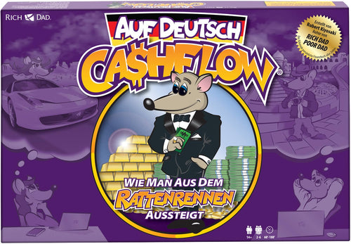 Rich Dad CASHFLOW Finanzkompetenz Spiel - Deutsche Version. Buntes Brettspiel zur Förderung von Finanzmanagement & Investitionen.