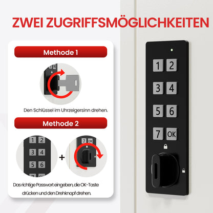 Grimtron Elektronischer Schlüsselschrank GM08 E für 40 Schlüssel