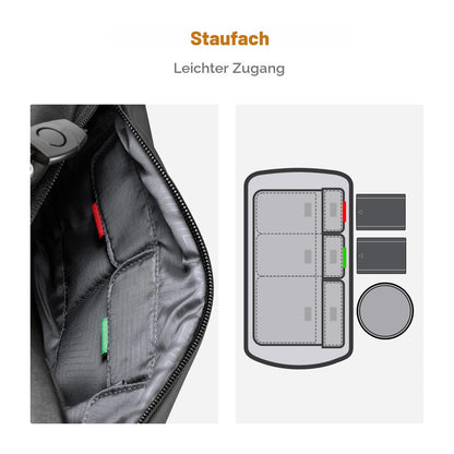K&F CONCEPT Kameratasche Schultertasche wasserdicht 7L