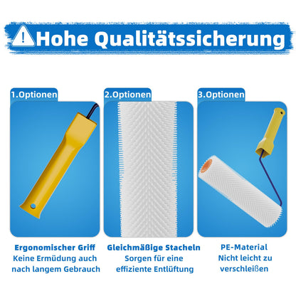 VKE Entlüftungswalze Set für Ausgleichsmasse mit Nagelschuhen