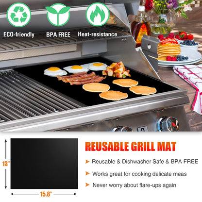 Grilliance BBQ-Grillbesteck-Set 38-teilig aus Edelstahl mit Koffer