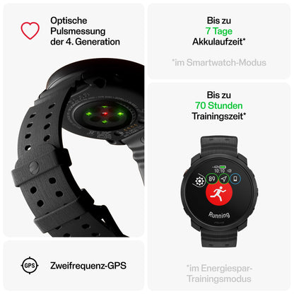 Polar Vantage M3 Multisport-Smartwatch mit AMOLED-Display und GPS
