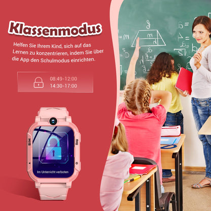 Blackview Kinder-Smartwatch mit GPS, 4G-Videoanruf und SOS-Notruf