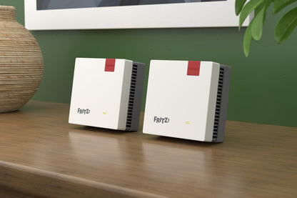 FRITZ! Mesh Set 1700, Wi-Fi 7 Mesh-WLAN bis 3.600 MBit/s, 2er-Set