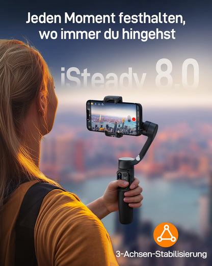 hohem iSteady X3 SE Smartphone-Gimbal, 3-Achsen-Stabilisator