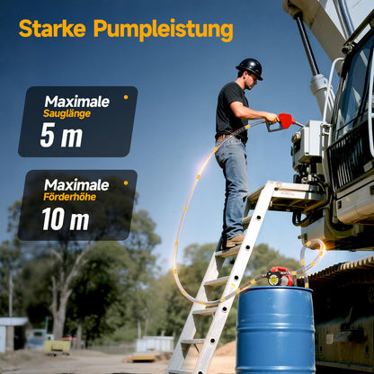 TaskStar Akku-Dieselpumpe nms-12, Kraftstoffpumpe 45 l/min, 21 V